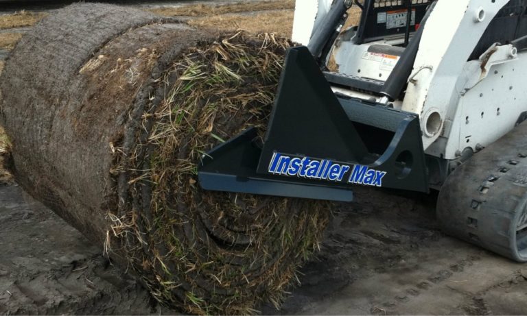 Skid-Steer Sod Layer Attachment