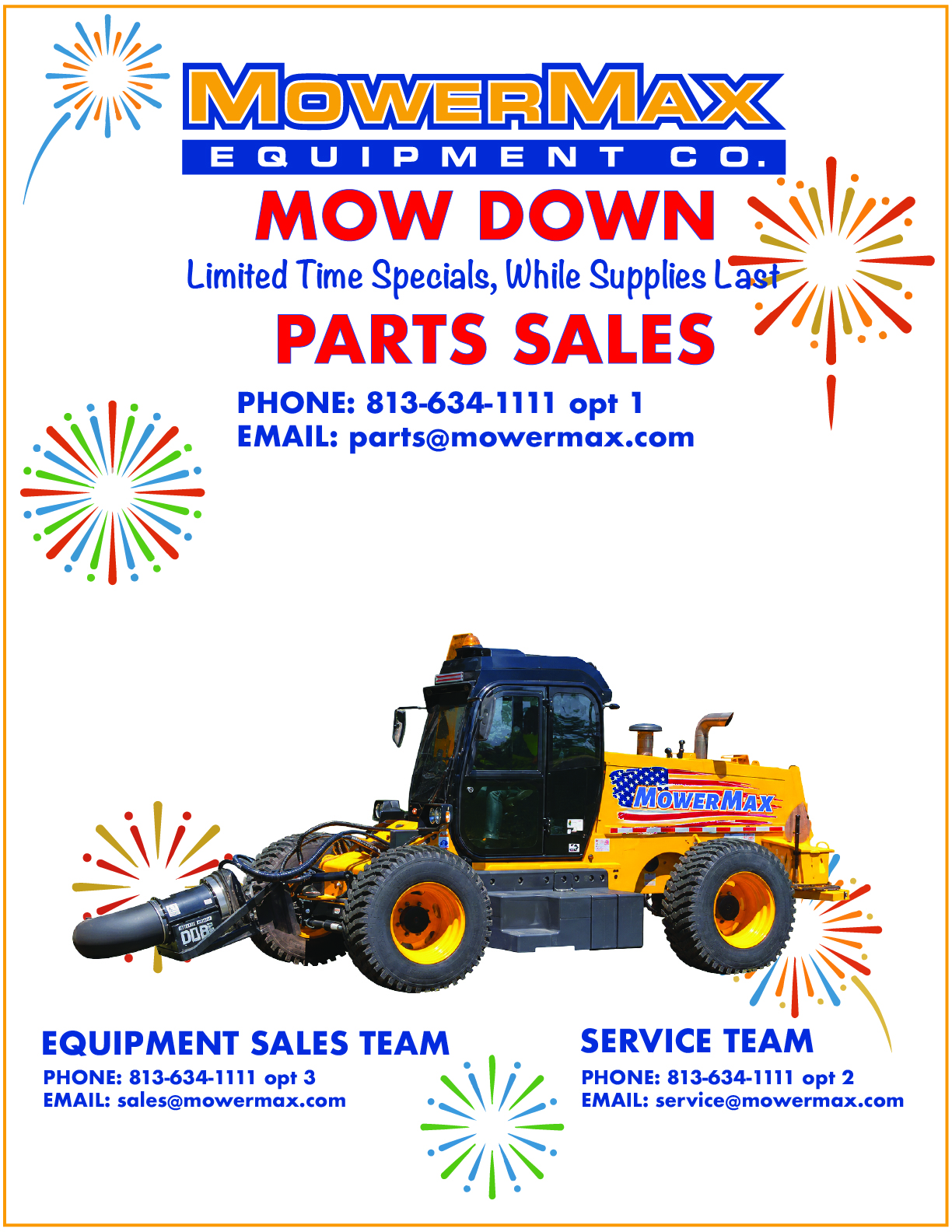 MowerMax 4th of July BIG-100